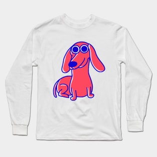 I love my wiener dog Long Sleeve T-Shirt